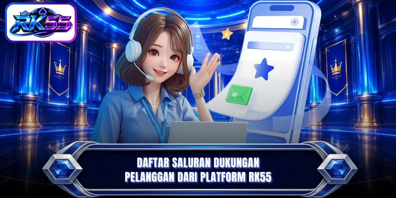 Daftar saluran dukungan pelanggan dari platform RK55