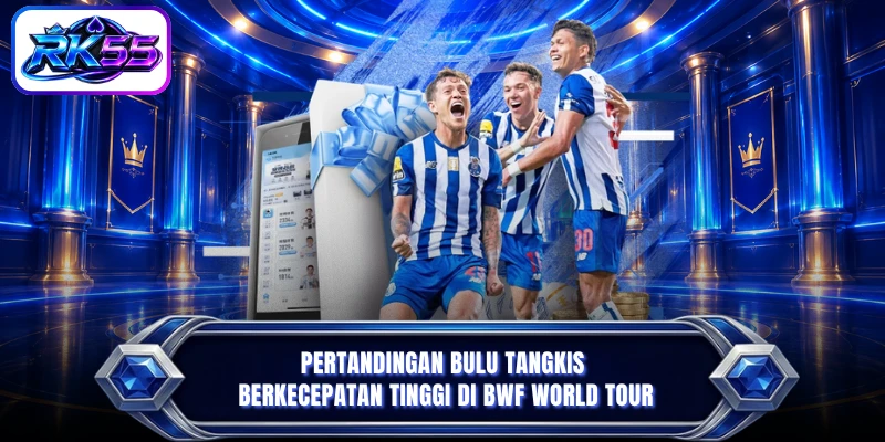 Pertandingan bulu tangkis berkecepatan tinggi di BWF World Tour