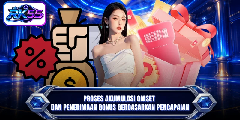 Proses akumulasi omset dan penerimaan bonus berdasarkan pencapaian