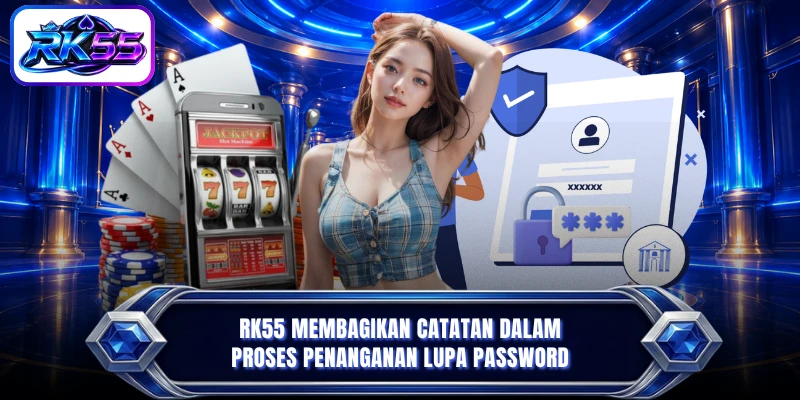 RK55 membagikan catatan dalam proses penanganan lupa password
